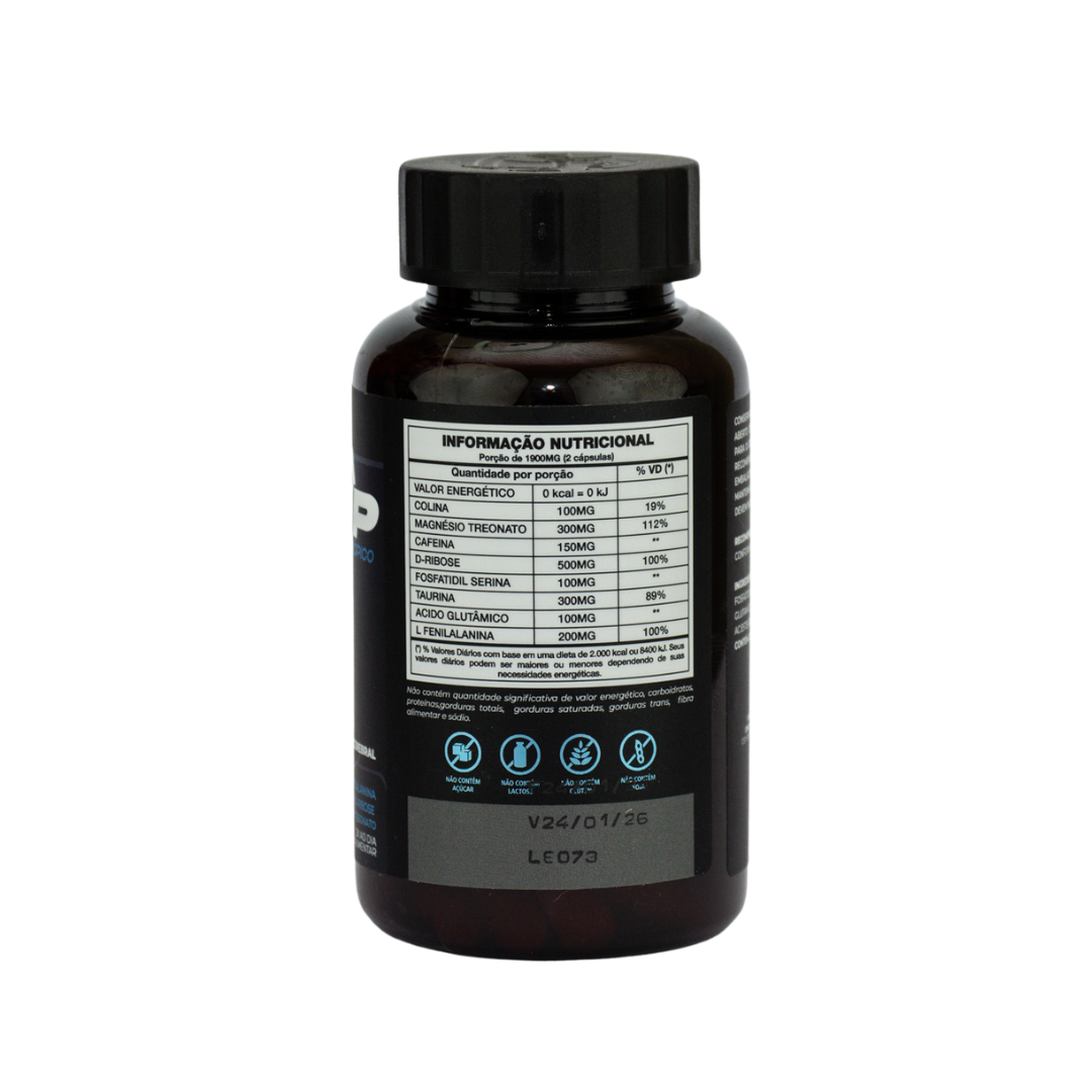 Mind-Up Nootrópico - 60 Cápsulas | Concentração, Foco, Energia e Produtividade