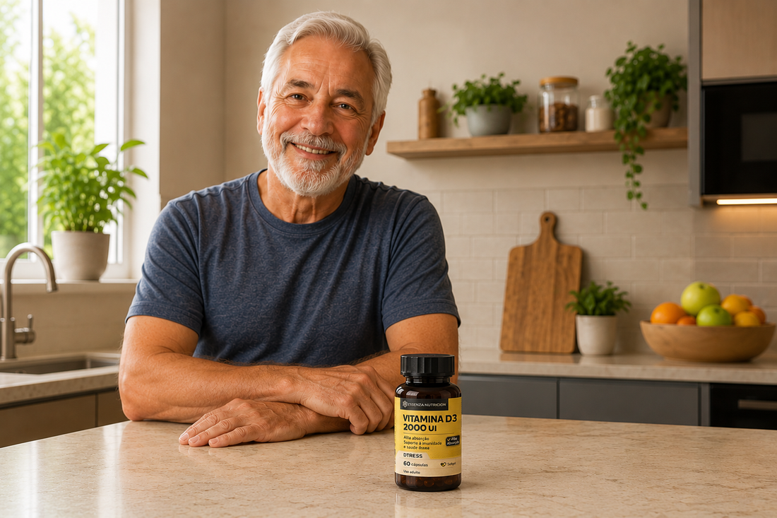 Dtress Vitamina D3 2000UI: mais imunidade, disposição e equilíbrio para o dia a dia
