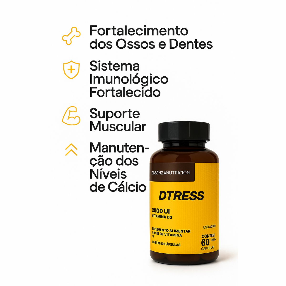 DTRESS Vitamina D3 - 2000UI