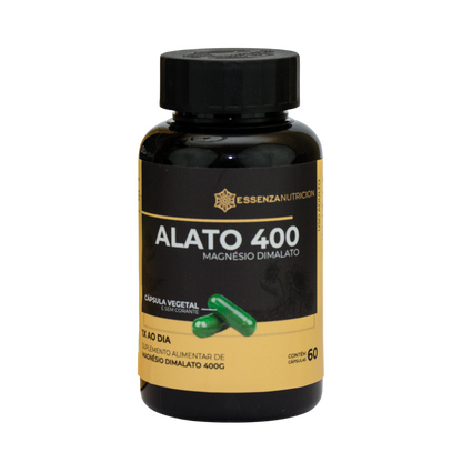 Alato 400 - Magnésio Dimalato 400mg - 60 cápsulas