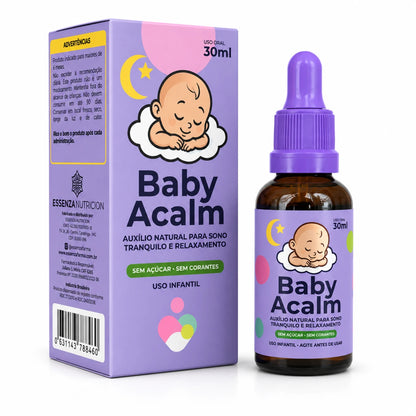 Baby Acalm 30ml - Auxílio Natural para Sono Profundo, Relaxamento e Equilíbrio Emocional