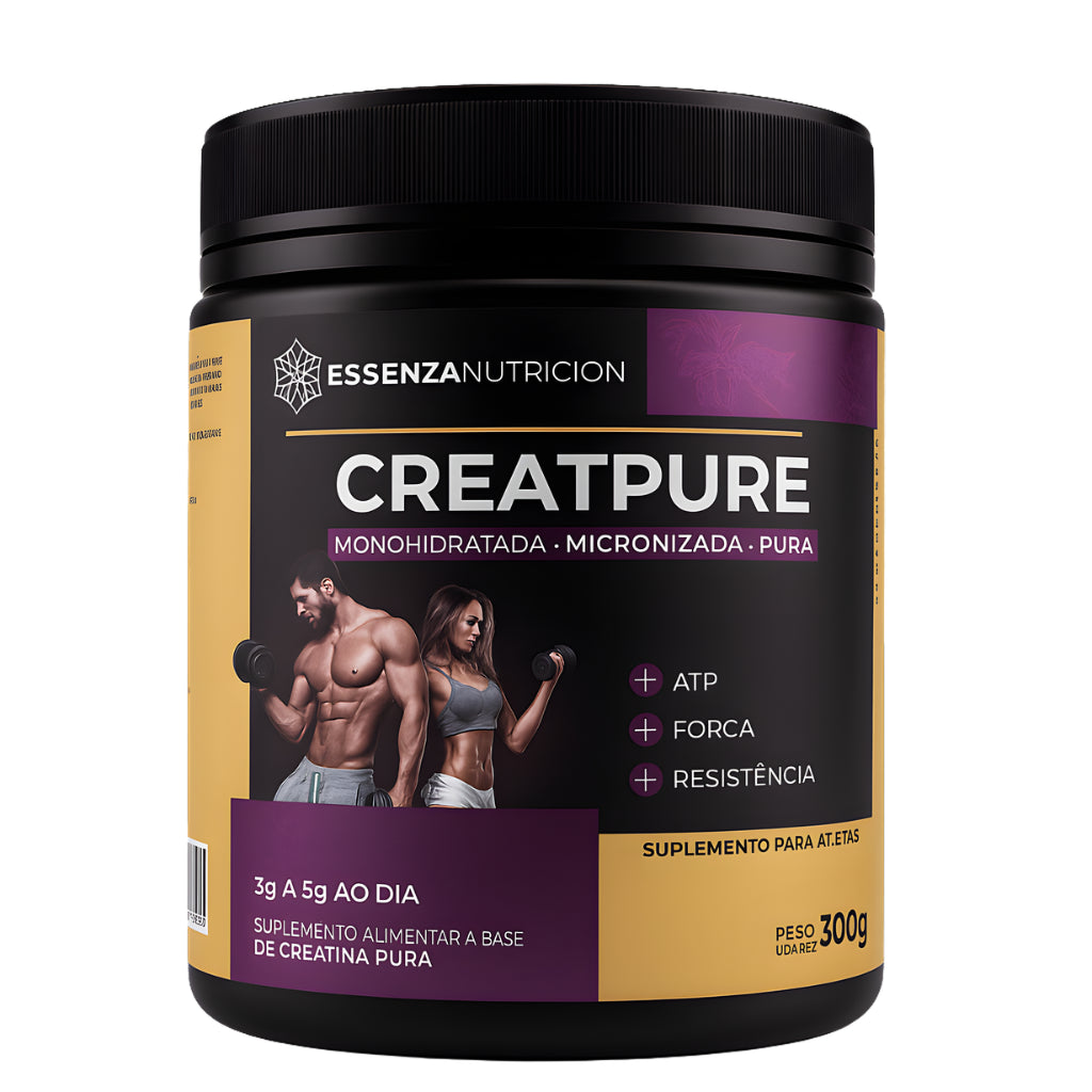 Creatpure Creatina Minohidratada - Micronizada - 100% Pura - 300g