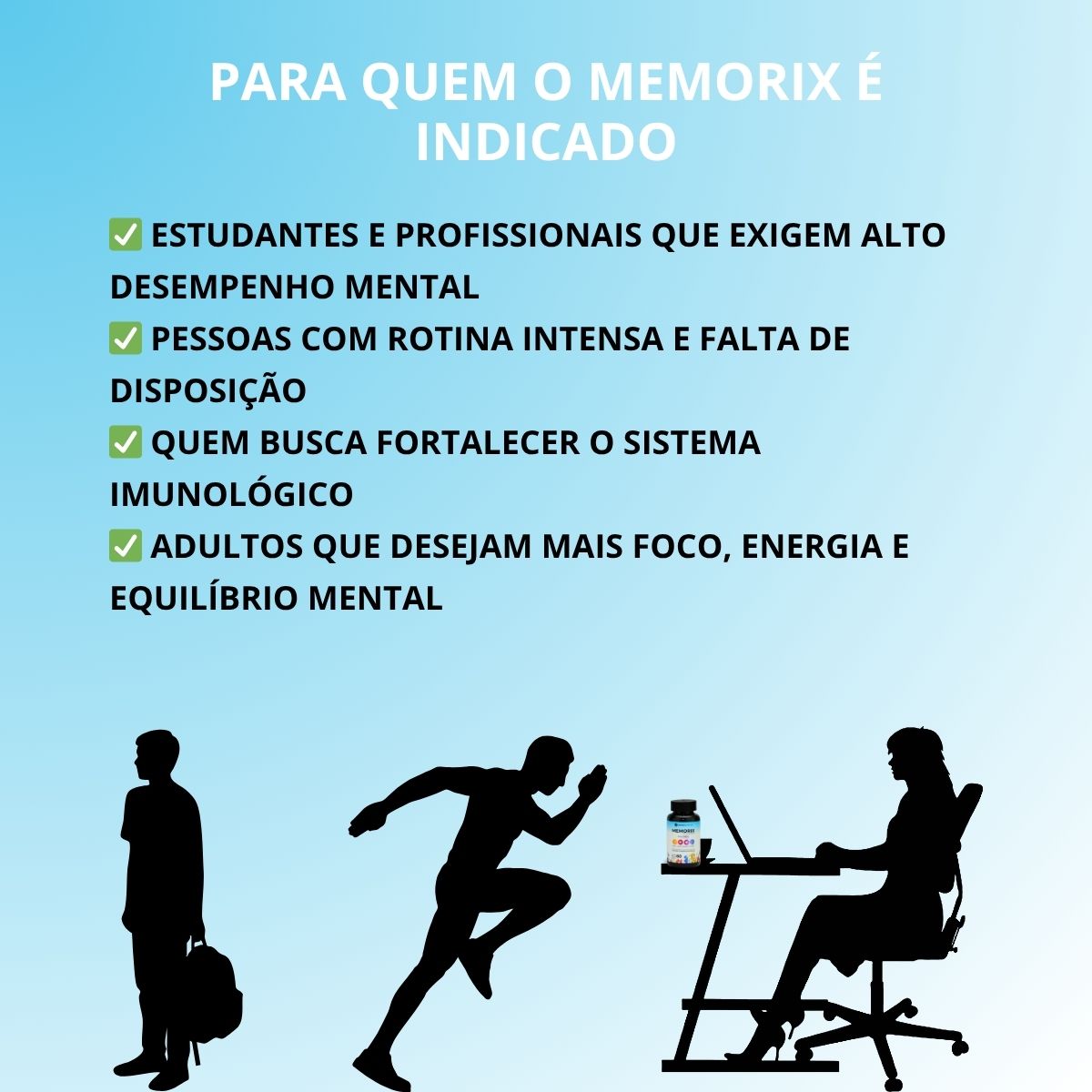 Memorix Polivitamínico de A à Zinco - 60 Cápsulas | Mais Memória, Mais Energia e um Corpo com Imunidade Mais Forte