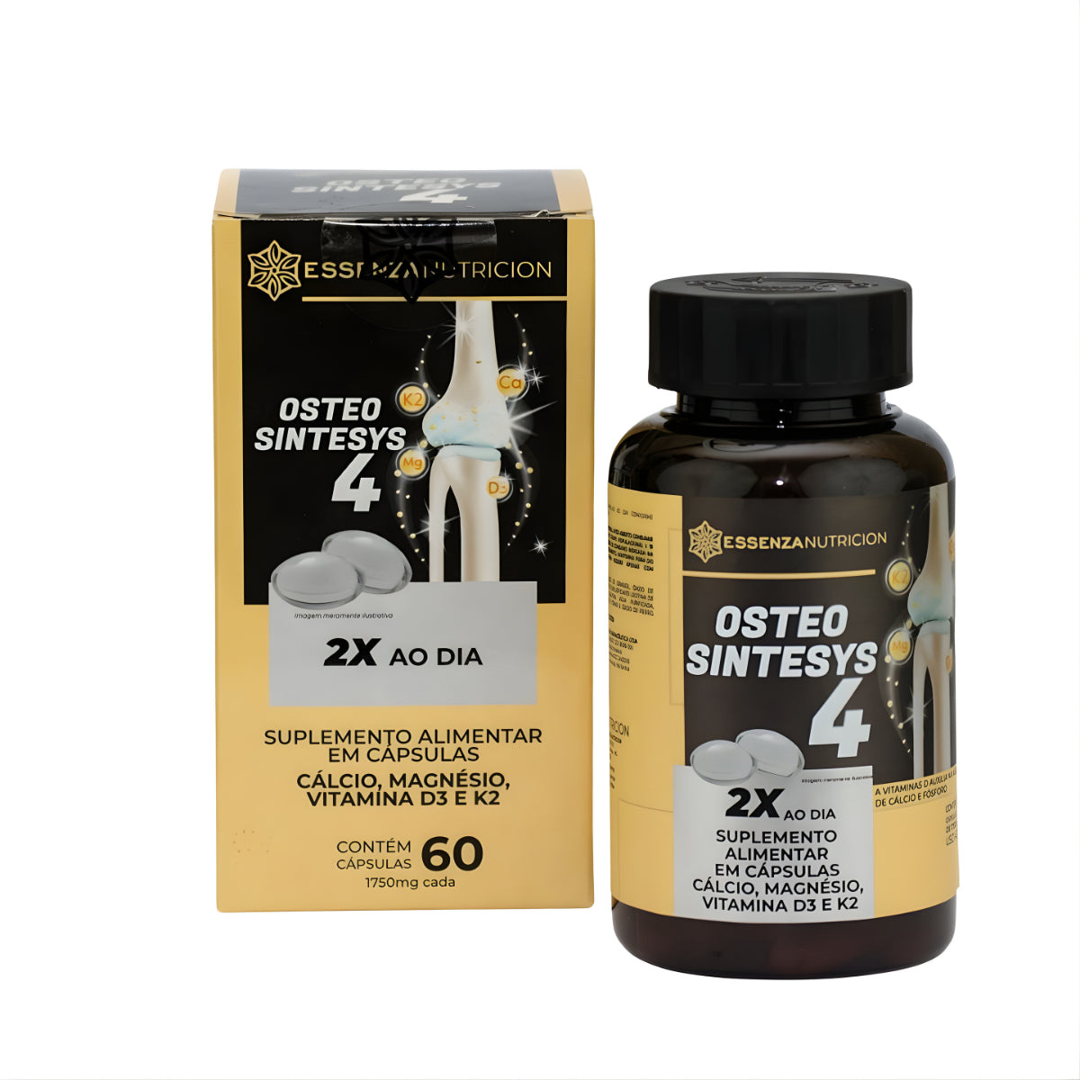 Osteo Sintesys 4 – 60 cápsulas | Fortalecimento dos Ossos, Dentes, Cartilagens e Músculos